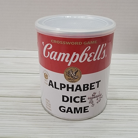 Campbell's Games Campbells Alphabet Dice Game New Words Scrabble